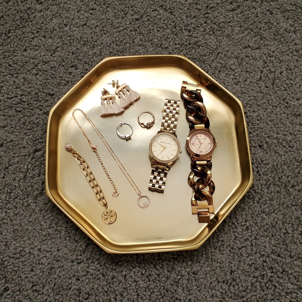 Gold Jewelry/Decor Plate - Picture 2 of 5